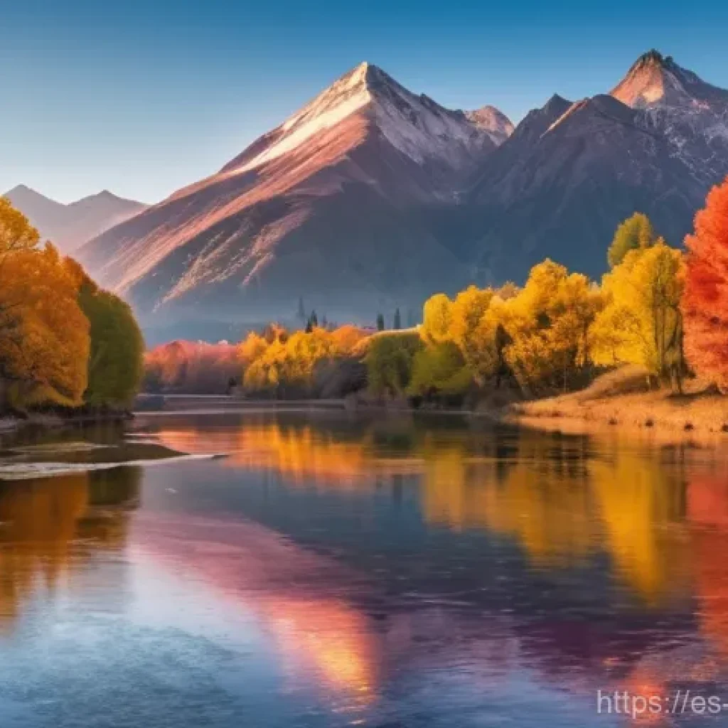 사진 자격증을 통해 배운 실무 경험 - **"Golden Hour Serenity"**: A breathtaking panoramic landscape featuring a winding river cutting thr...